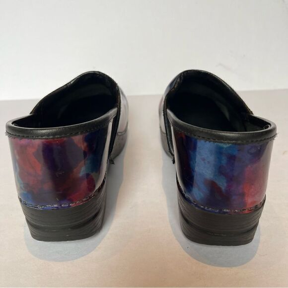 Dansko Women's Professional Clog Multicolor Patent Leather Size 38 - Picture 6 of 9